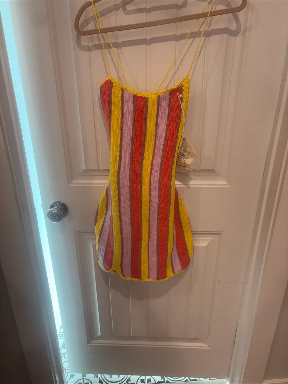 NWT Free People FP Beach Beach Ball Crochet Mini Dress Cover Up S $198